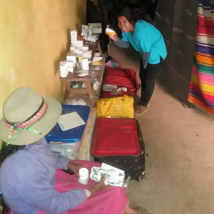 La clínica dental en las comunidades de Apurímac. The dental clinic in the communities of Apurímac.